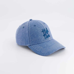 Chamaye High Five Blue Denim Cap - Kids & Adults