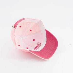 Chamaye Drama Queen Pink Denim Cap - Kids & Adults