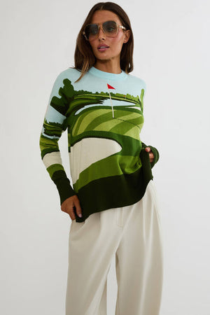 Beach Riot Callie Sweater Fairway