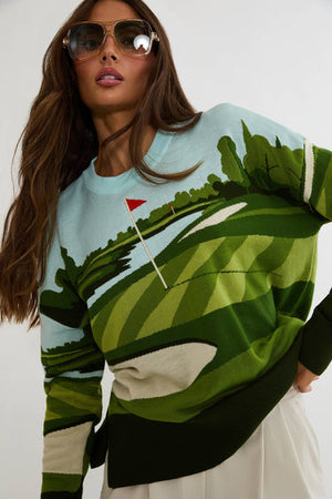 Beach Riot Callie Sweater Fairway