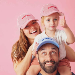 Chamaye Super Mom and Super Cool Red Sailor Caps