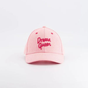 Chamaye Drama Queen Pink Denim Cap - Kids & Adults