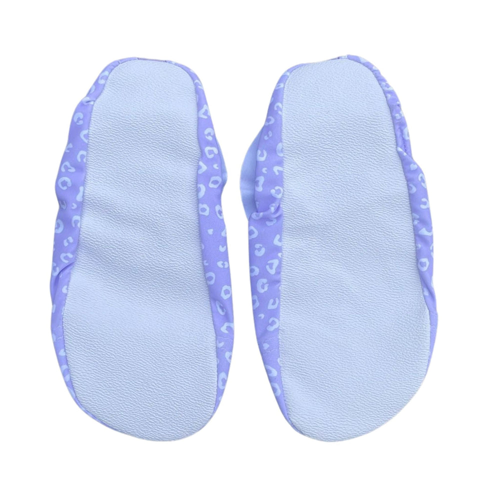 Swim Essentials Lila Leopard Kids Swim Socks