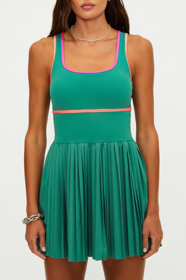 Beach Riot Antonia Dress Rally Green Colorblock