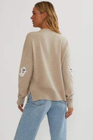 Beach Riot Callie Sweater Heathered Boos