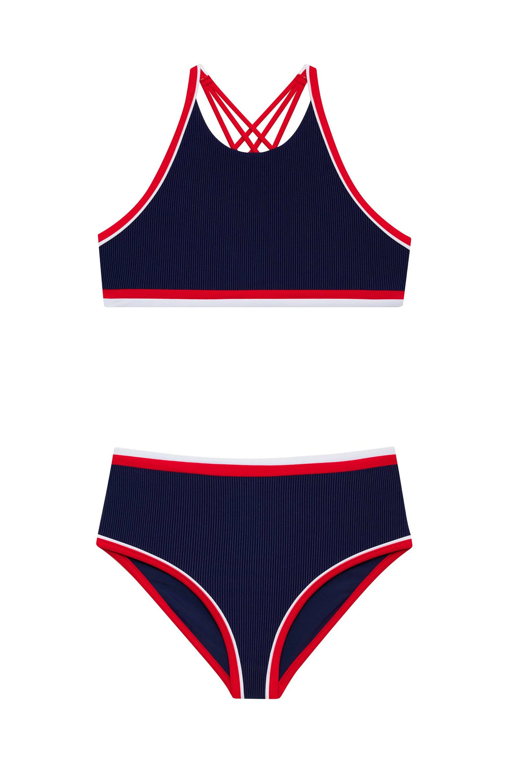Beach Riot Little Bambi & Janie Set Twilight Firework Colorblock