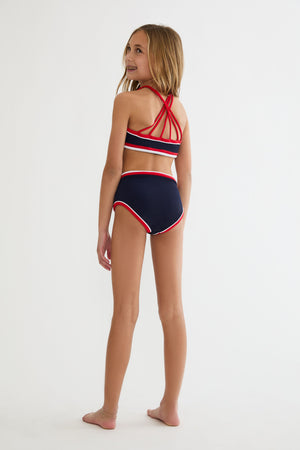 Beach Riot Little Bambi & Janie Set Twilight Firework Colorblock
