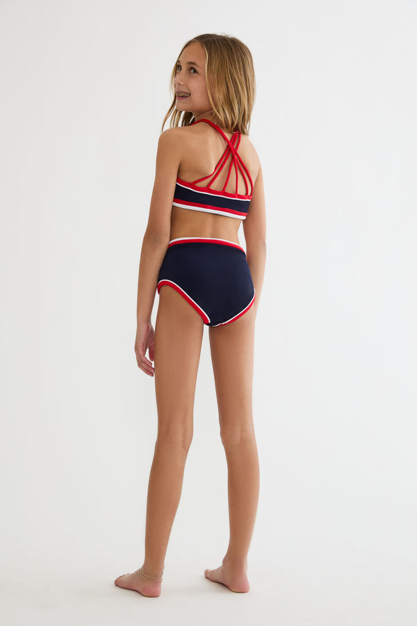 Beach Riot Little Bambi & Janie Set Twilight Firework Colorblock