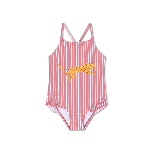 Swim Essentials Boldlines Red Swimsuit