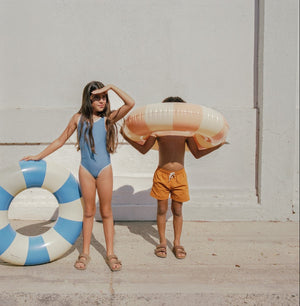 Petites Pommes Bobby Swim Shorts Tangerine - Kids