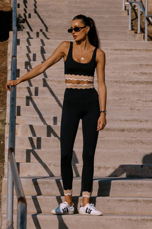 Beach Riot Marin Top Mystic Colorblock Matte