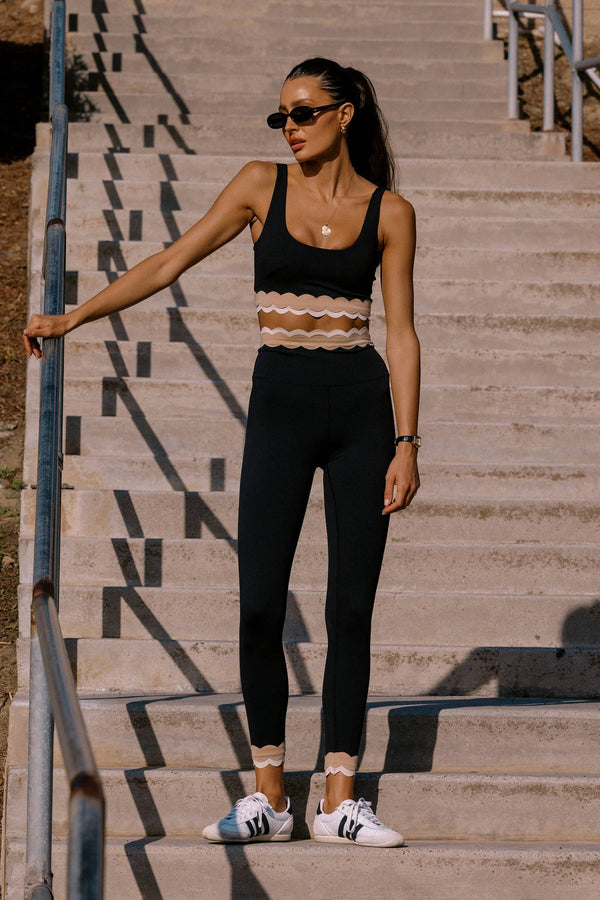 Beach Riot Marin Top Mystic Colorblock Matte