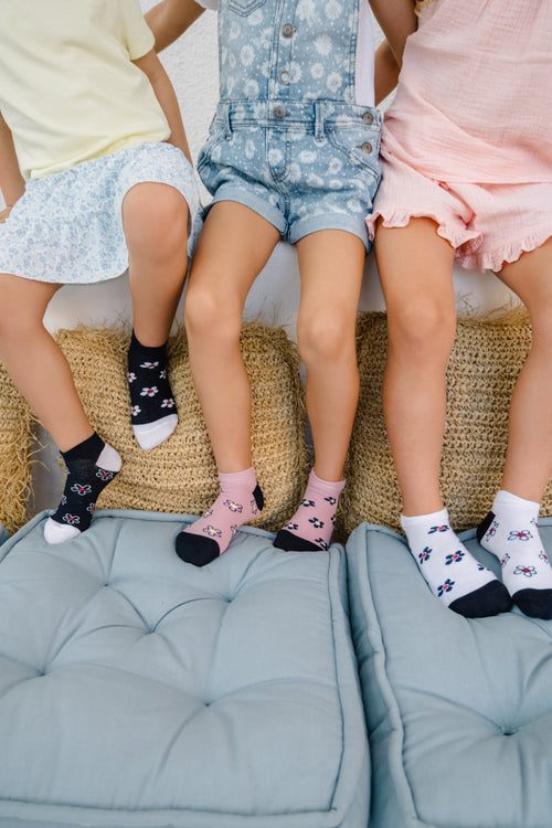 The Blossom Trio Socks | Adults & Kids