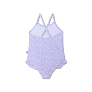 Swim Essentials Lila Leopard Kids Swimsuit