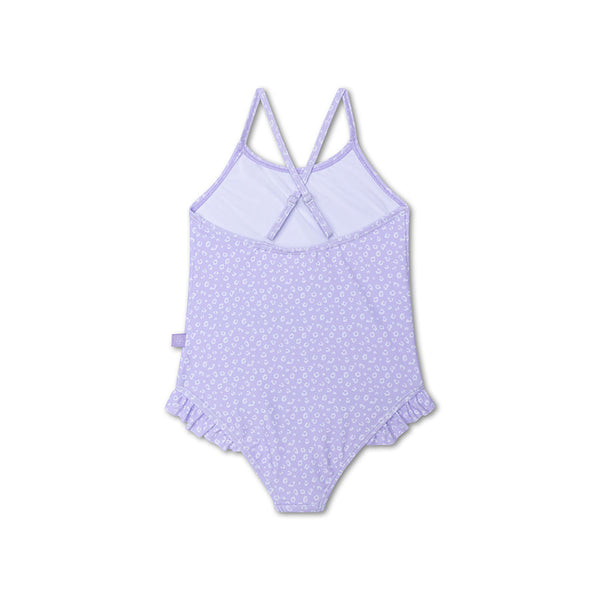 Swim Essentials Lila Leopard Kids Swimsuit