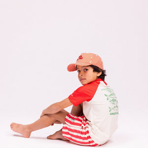 Swim Essentials Lobster Stripe Kids Swim Shorts
