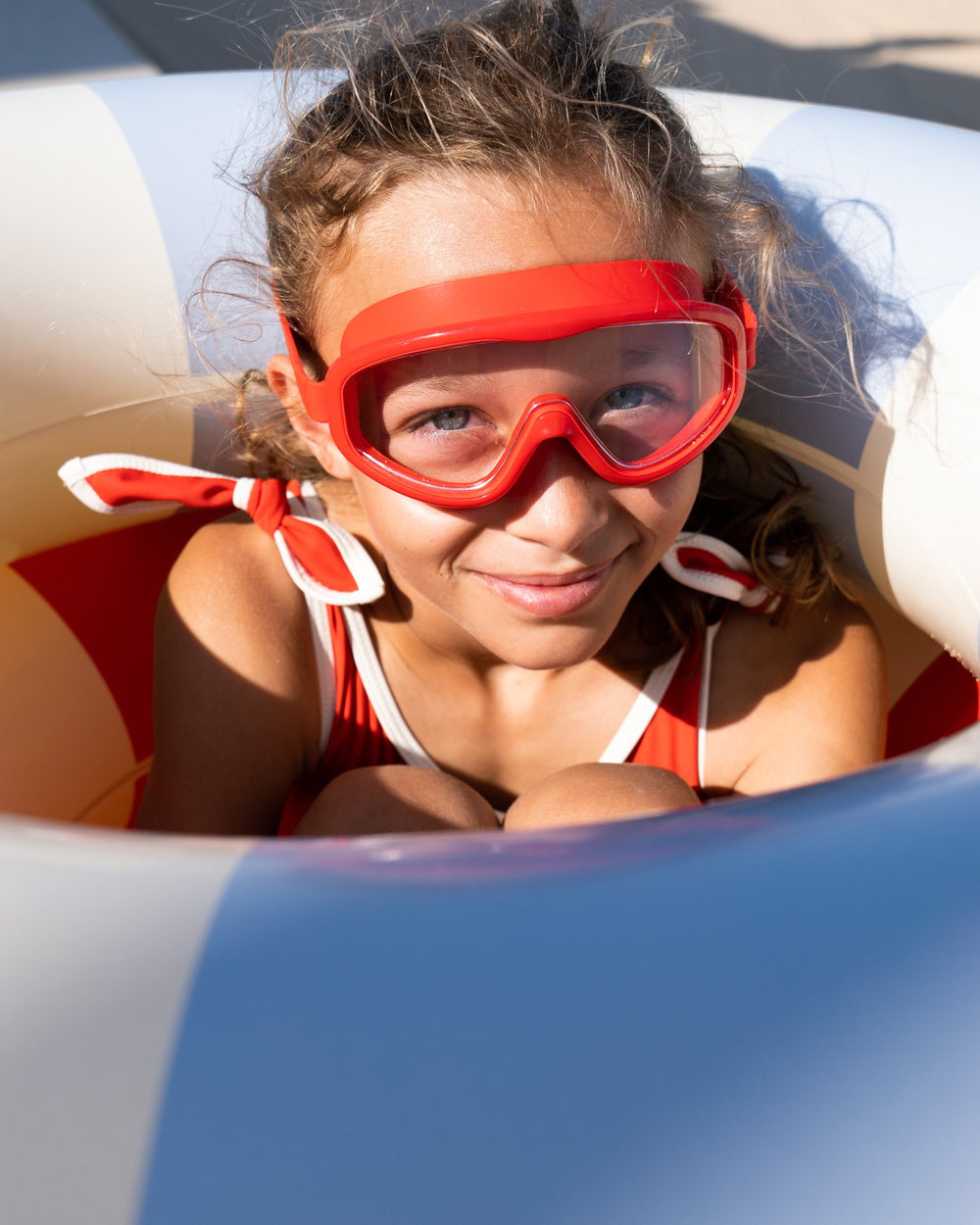 Petites Pommes Hans Swim Goggles Red Signal