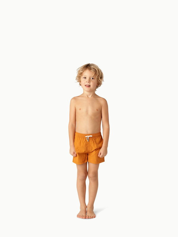 Petites Pommes Bobby Swim Shorts Tangerine - Kids