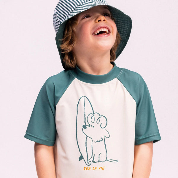 Swim Essentials Surfer Swim Shirt Short Sleeves