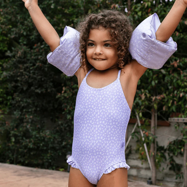 Swim Essentials Lila Leopard Swimsuit