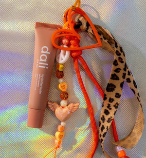 The Dream Boutique Graffiti Leopard Key Charm