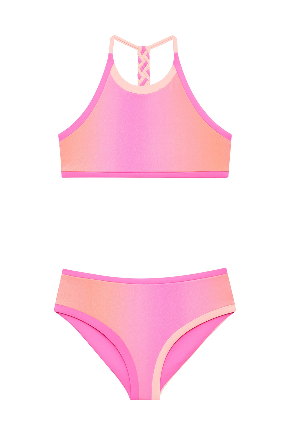 Beach Riot Little Bambi & Janie Set Petal Sunrise
