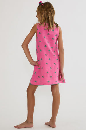 Beach Riot Little Caprina Dress Flamingo Fronds