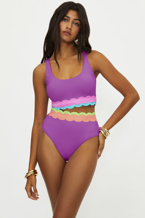 Beach Riot Marin Top Radiant Wave Colorblock
