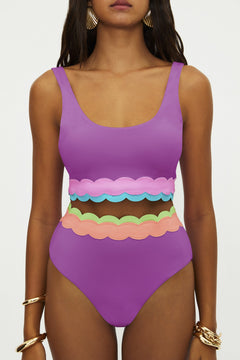 Beach Riot Marin Top Radiant Wave Colorblock