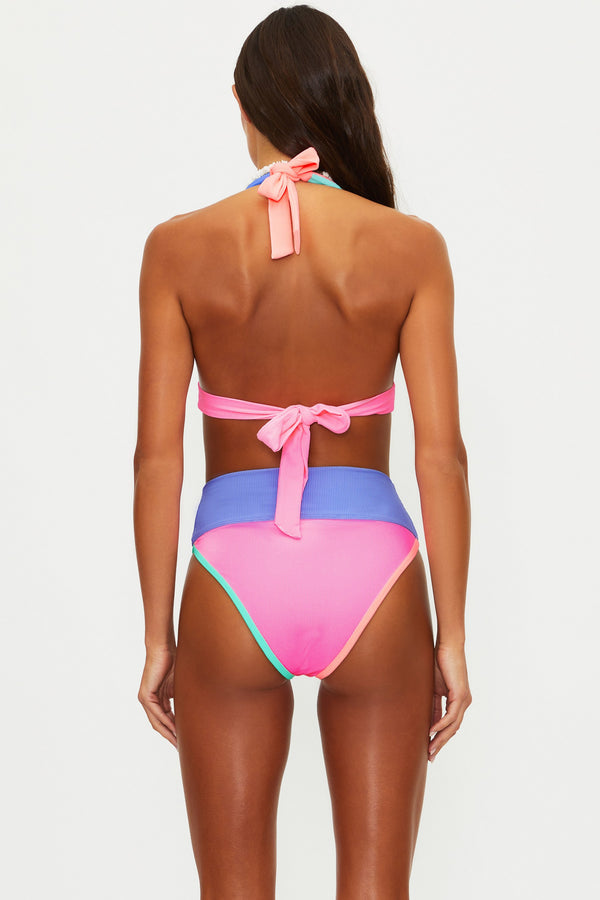 Beach Riot Moana Top Sherbert Shores Colorblock