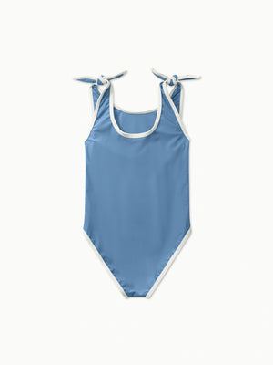 Petites Pommes Elizabeth Swimsuit Sky Blue