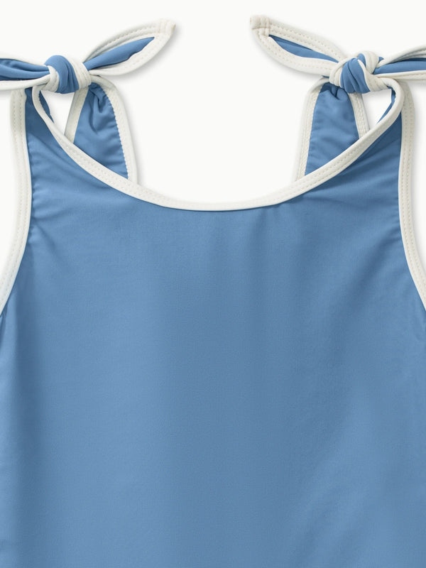 Petites Pommes Elizabeth Swimsuit Sky Blue