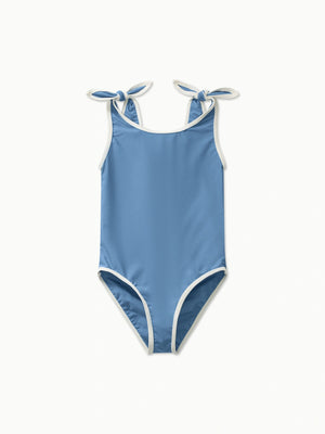 Petites Pommes Elizabeth Swimsuit Sky Blue