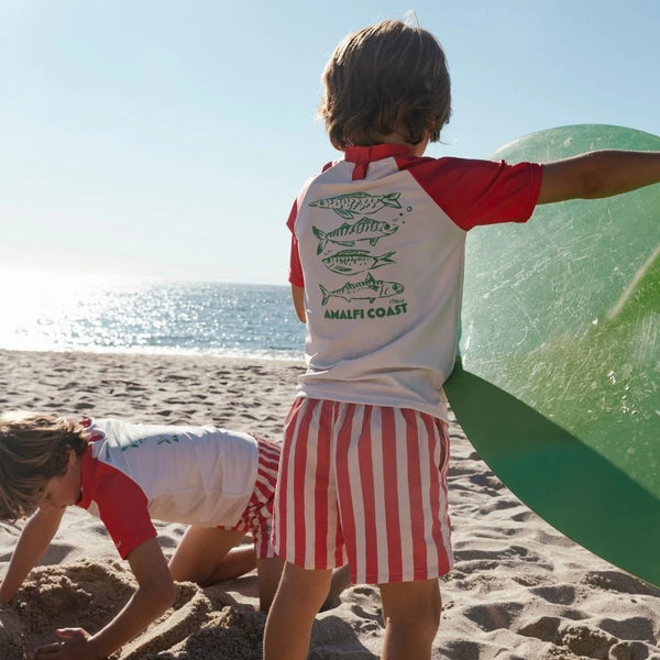 Swim Essentials Catch Of The Day Swim Shirt Short Sleeves