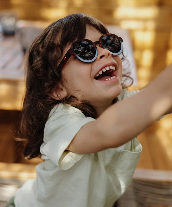 Hello Hossy Megy Craky Blue Sunglasses