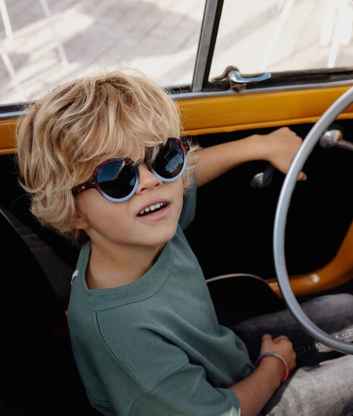 Hello Hossy Megy Craky Blue Sunglasses
