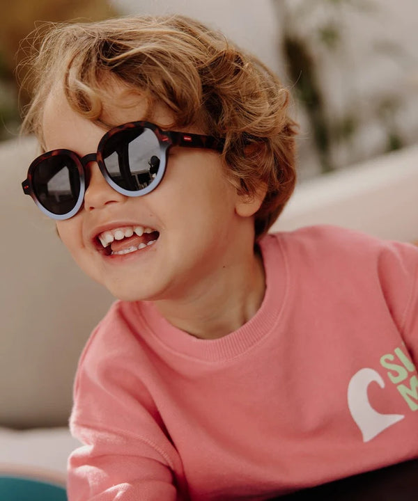 Hello Hossy Megy Craky Blue Sunglasses