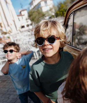 Hello Hossy Megy Craky Blue Sunglasses